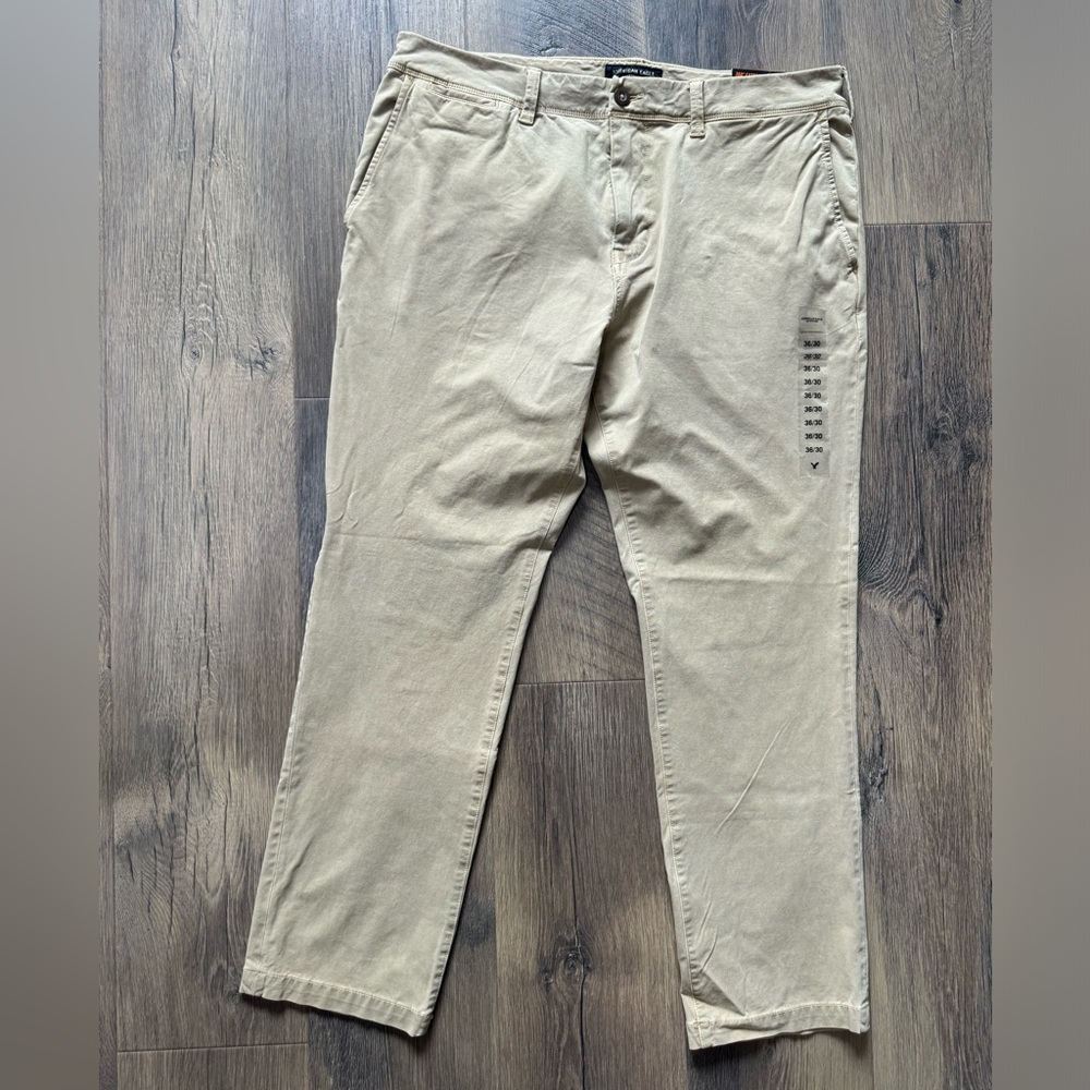 American Eagle Men’s 360 Extreme Flex Slim Khaki Pants Size 36x30 NWT